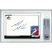 Mark Mulder Oakland Athletics Auto 2000 SP Top Prospects Chirography BAS Slab RC - £78.56 GBP