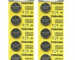 1000 x Original Toshiba CR2032 CR 2032 3V LITHIUM BATTERY BR2032 DL2032 ... - £366.09 GBP