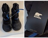 Sorel Winter Schneestiefel Isoliert Gefüttert Blau Schwarz Kleinkind 6 1... - $62.80