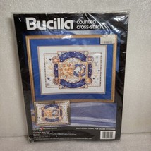 Bucilla Counted Cross-Stitch Kit 40743 Celestial Picture Pillow Nancy Ro... - £14.27 GBP