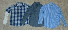 Boys Dress Shirts 3 Arrow Urban Pipeline Blue Long Sleeve Button Front-s... - $14.85
