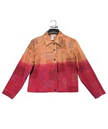 Vtg Y2K Coldwater Creek Women&#39;s S Southwestern Embroidered Denim Jacket ... - $49.23 CAD