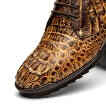 Kratos Genuine Caiman Crocodile Fashion Sneaker Rustic Orix image 3