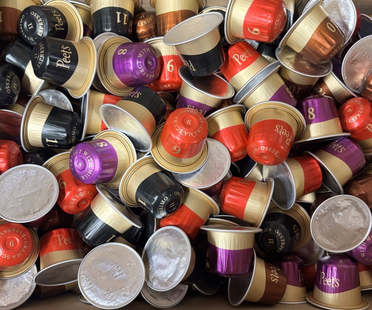 Peet&#39;s Coffee 200ct Espresso Pod Variety Pack, Intensity 8-11, 200ct, LO... - $69.29