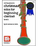 Christmas Solos For Beginning Clarinet/Level 1/Songbook - $10.99