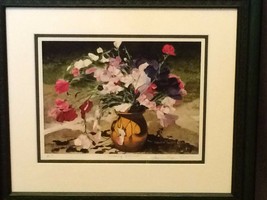 Laurie Regan Chase &quot;Wedding Flowers&quot; Ap Artist Proof Signed Numbered &amp; Framed - £117.49 GBP