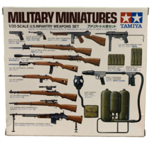 TAMIYA Military Miniatures US Infantry Weapons Set 1:35 Scale Cherry sea... - $276.64 MXN