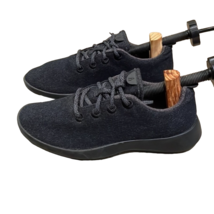 Allbirds Natural Black Wool Runner Sneakers Womens 9 Laces Winter Casual... - £22.30 GBP