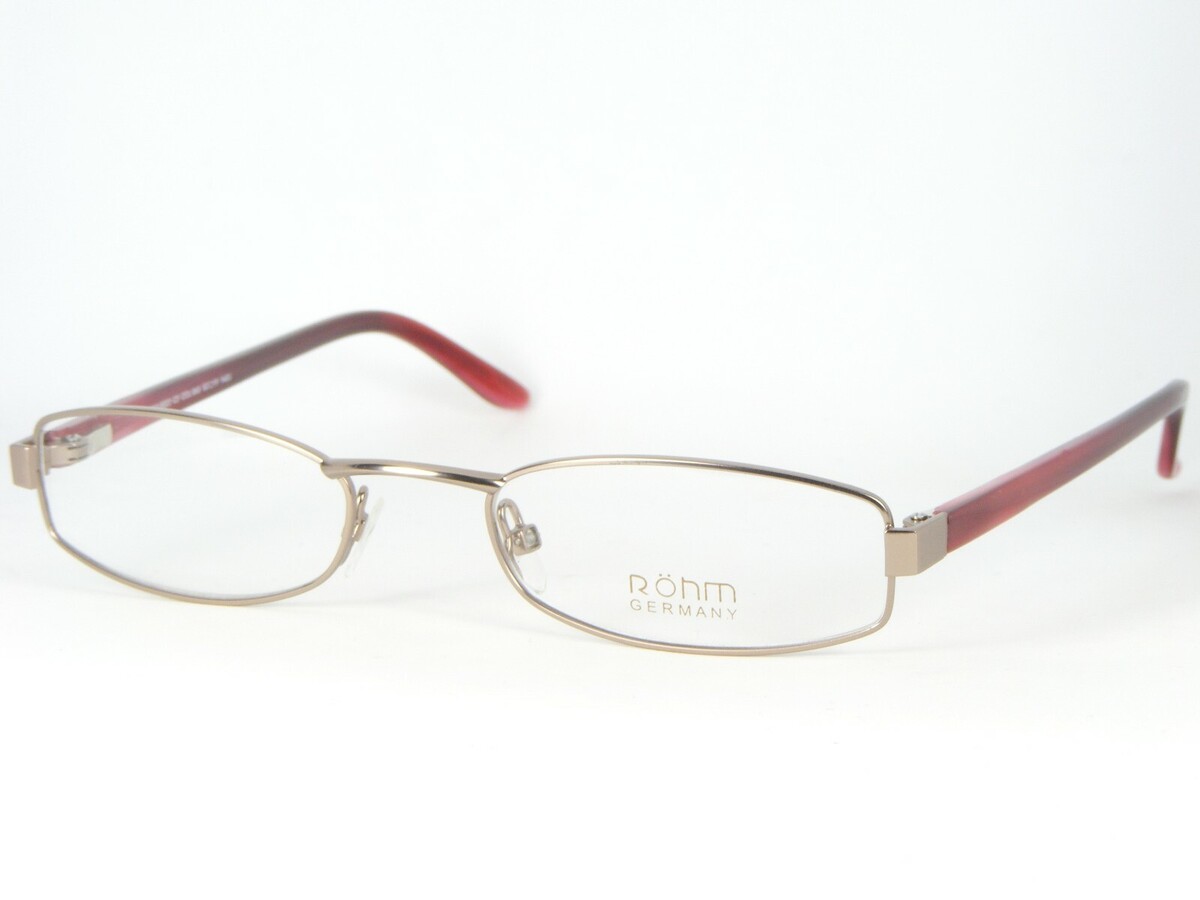 Röhm Mod. 9022 Colores 868 Oro / Rubí Gafas Marco Rohm 50-19-140mm - $58.40