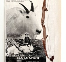 Kidde Fred Bear Archery Advertisement 1981 Boys Life Mountain Goat DWEE11 - £15.04 GBP