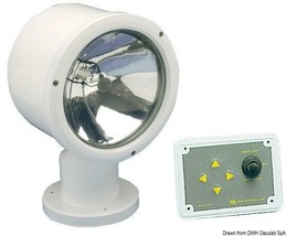 Osculati White UV-Resistant ABS Electrically Operated Light with Sealed ... - £187.92 GBP