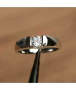 1,00 Karat simulierter Diamant-Verlobungsring im Rundschliff, 14 Karat... - £125.83 GBP
