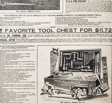 1900 Tool Sets Carpentry Advertisement Victorian Sears Roebuck 5.25 x 7&quot;  - $19.99