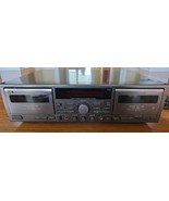 JVC TD-W709, Black, Double Cassette Deck, Dual Cassette Player and Recorder - $1,607.58 MXN