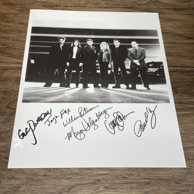 CSI: Crime Scene Investigation TV Show Cast Facsimile Autograph Black &amp; ... - $4.95