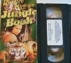 Jungle Book &amp; Jungle Tiger Fangs 2 VHS Set NTSC Brentwood Video - £9.58 GBP