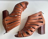 Steve Madden Womens Vendetaa Gladiator Brown Leather High Strappy Sandal... - $15.83