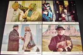 4 1974  Paul Mazursky Movie HARRY &amp; TONTO Lobby Cards Art Carney Ellen B... - £23.55 GBP