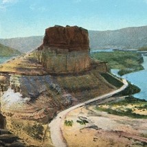 1920s Union Pacific Railroad UP Toll Gate Lincoln Hwy Green River WY Postcard - £6.78 GBP