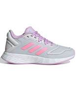 Adidas Duramo 10 K Youth Girls Running Shoe Dash Gray PInk Bliss Lilac S... - £38.24 GBP