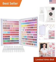308 Nail Color Chart Display, UV Gel Polish Book Nail Painting Practice ... - $33.25