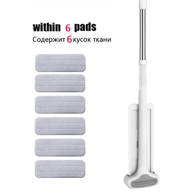 Cleaning Floor Magic Squeeze Mop Hand Free Washing Micro Flat Mop Wash With Wrin - £148.09 GBP