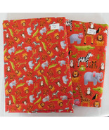 Fabric Makower UK Henley Studio, Jolly Jungle Animals, 2pc 1+7/8= 1 7/8 ... - £7.91 GBP