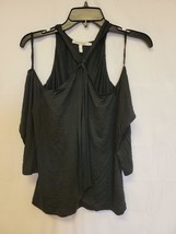 Avec Les Filles Womens Top Black Size L - $22.17