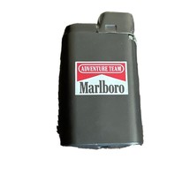 Vintage Marlboro Black Plastic Butane Lighter Made InFrance Adventure Team Djeep - £6.74 GBP
