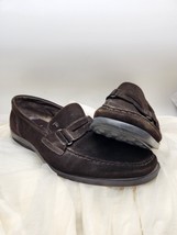 Pre-Owned, TODS Loafer In Suede, Dark Brown, Made In Italy, Size 9.5 - £55.08 GBP