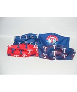 Texas Rangers MLB Adult Face Masks Lot 4 Washable &amp; Reusable - $13.98