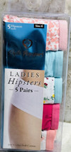 Chili Peppers Ladies 5 Hipsters Size 6100% Ultra Soft Cotton. Hi Cut - £20.45 GBP