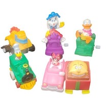Vintage Wendy&#39;s  McDonald&#39;s Burger King Wind Up Cars Rodger Rabbit Minnie Mouse - £7.78 GBP