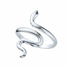 14K Yellow Gold Plated Adjustable Snake Ring Jewelry for Women (Yellow-G... - £23.42 GBP