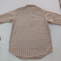 Columbia Men's Tan/Beige Long Sleeve Button Up Plaid Shirt Chest Size 42 image 15