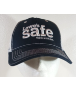 LOWE&#39;S SAFETY TEAM HAT Mesh Back Adjustable Hook and Loop Strap THINK WO... - $12.83 CAD