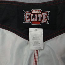 MMA Elite Shorts Mens XL Black Red Board Short Drawstring Graphic Print Skull - £20.55 GBP