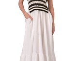 Elan Sleeveless V-Neck Midi Dress Combo Size L - $70.29