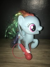 Hasbro My Little Pony Musical Singing Rainbow Dash With Microphone Toy Figure - £11.95 GBP