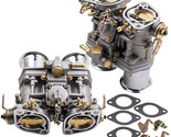 2 Pcs 2-Barrel Carburetor 44 Idf Replace For Volkswagen Beetle For Jagua... - $179.21
