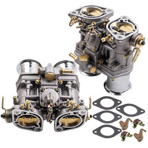 2 Pcs 2-Barrel Carburetor 44 Idf Replace For Volkswagen Beetle For Jaguar Carb - £140.34 GBP