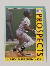 Jarvis Brown Minnesota Twins 1992 Fleer Prospects Rookie Card #669 - $0.98