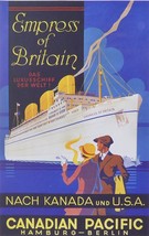 Empress of Britain Nach Kanada und U.S.A. Canadian Pacific Hamburg &amp; Berlin (Shi - £26.05 GBP