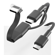 Usb C Charger Cable, 60W 3.3Ft Detachable Type C Charging Cable, Flat 90-Degree  - £31.44 GBP