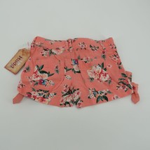 Mudd Girls Pink Floral Elastic Waist  Shorts 6 NWT $30 - $12.87