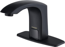 Automatic Sensor Touchless Bathroom Sink Faucet Black Single Hole Hands - $107.80
