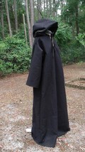 Hooded Robe in Black - $65.00