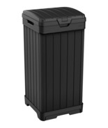 Keter Baltimore Resin 38 Gallon Outdoor Kitchen Trash Can with Lid and D... - $76.30