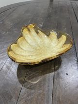 MURANO Aventurine Yellow Gold Candy Dish MCM Mid Century Modern - $29.69