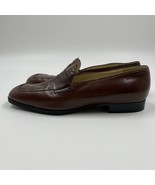 Fratelli Rossetti Brown Leather Shoes Women Size 7.5 Made In Italy Vintage - £33.71 GBP